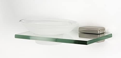Alno Soap Holder with Dish Unlacquered Brass