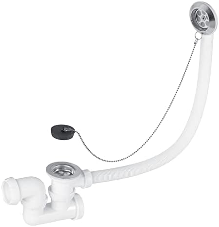 Wirquin SP5502 Bath Drain Unit with Plug and Chain 1