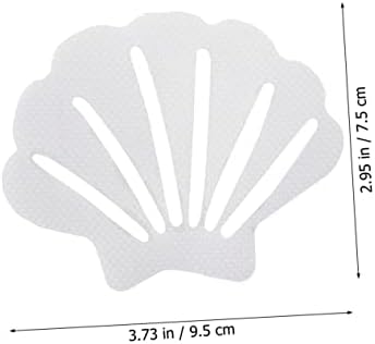 VALICLUD 12Pcs Shell Shape Non-Slip Bath Stickers for Safety and Traction