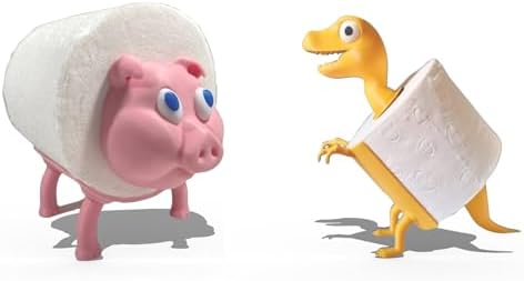 Cute Fluffy Sheep Toilet Paper Holder Set of 2