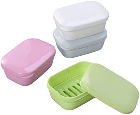 HOOTNEE Portable Soap Dish with Drainer and Anti-Slip Design 1