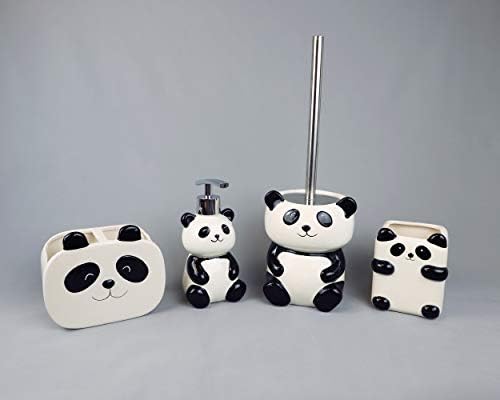 Isaac Jacobs Panda Cup Holder 2-Section Organizer