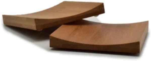 Bamboo Soap Dish Set of 5 4x4x05 Inches