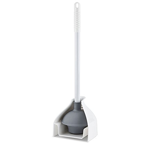 Libman Commercial 598 Toilet Plunger with Caddy 24 Height Pack of 4
