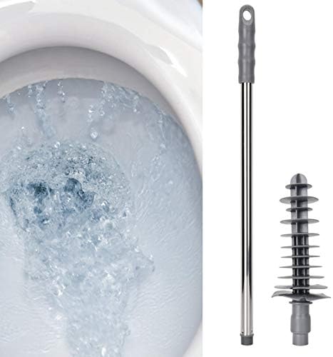 Haofy Toilet Plunger with Wall Hook and Flexible Head