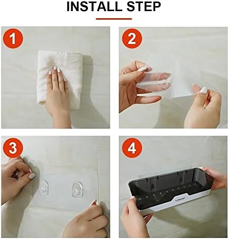 WYKJ Shower Caddy with Drainage and Durable ABS Construction