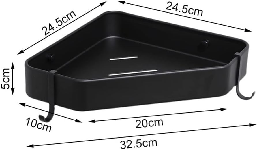BAHELS Corner Shower Caddy with Wall Mount