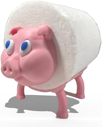 Cute Fluffy Sheep Toilet Paper Holder Set of 2