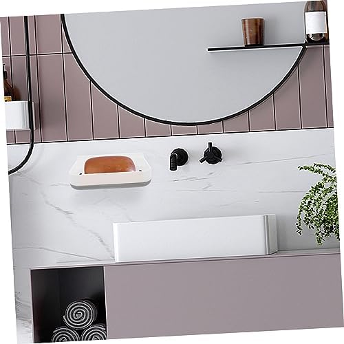 LABRIMP Absorbent Soap Dish No Drilling Wall Mount