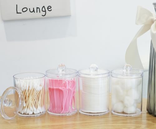 3 Pack Aynoo Cotton Swab Ball Holder with Labels