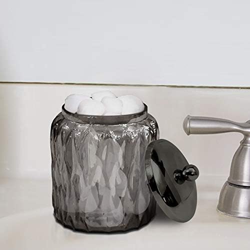 Nu Steel GLA328D-1 Glacier Glass Black Trim Storage Organizer
