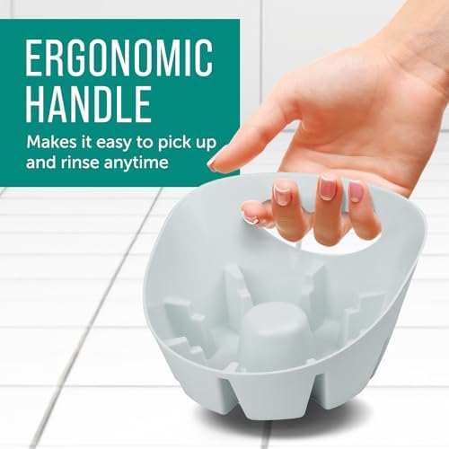 Maplefield Universal Toilet Sink Plunger Tray - White Easy to Clean Drip Holder