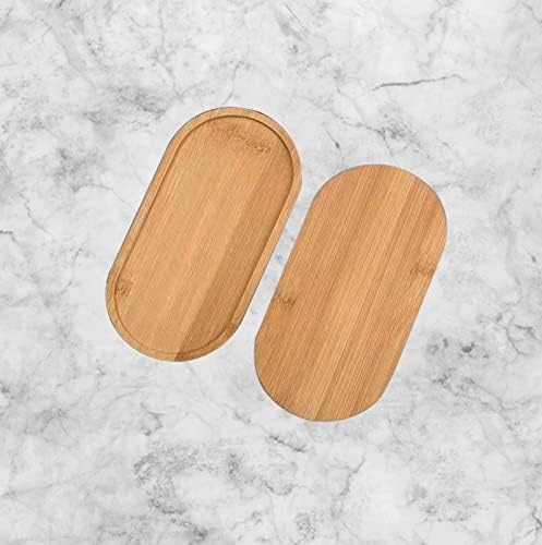 Gttyowyin Bamboo Soap Dispenser Tray Organizer