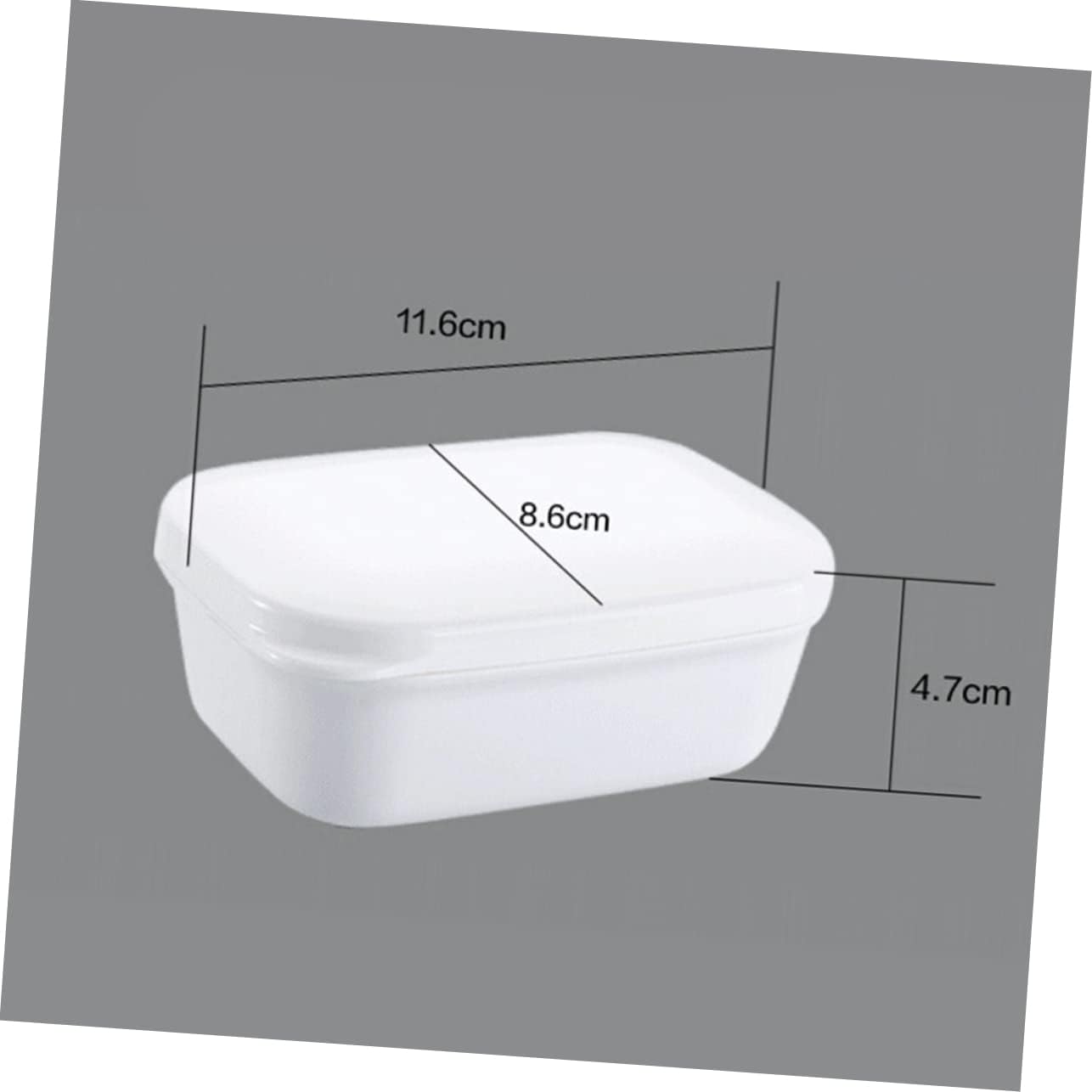 HOOTNEE Portable Soap Dish with Drainer and Anti-Slip Design 1