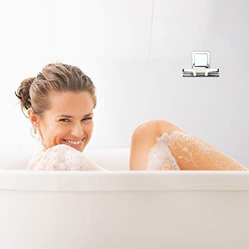 Stainless Steel Soap Dish Holder for Shower Wall No Drilling 1