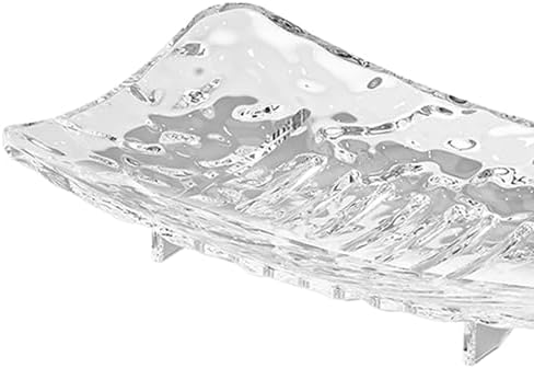 Pink Rectangular Soap Dish with Drain Hole Design