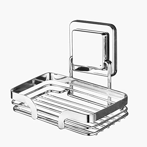 Stainless Steel Soap Dish Holder for Shower Wall No Drilling 1