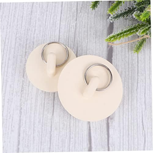 DRESSOOS Ergonomic Drain Plugs Set of 4 with Hanging Ring 1