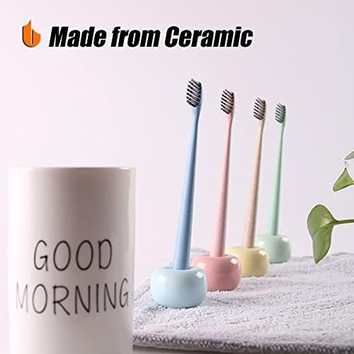 Urbanstrive Sleek Mini Ceramic Toothbrush Holder 2 Pack 1