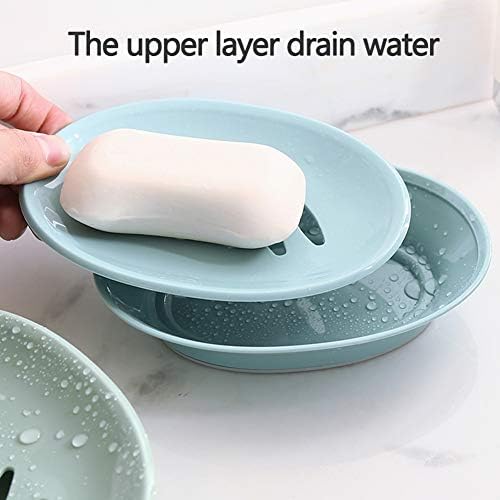 WYOK 2-Pack Soap Dish with Drain and Dry Feature