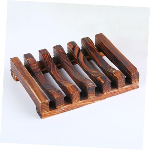 Hoement Carbonized Soap Dish - Stylish Holder for Kitchen and Bathroom