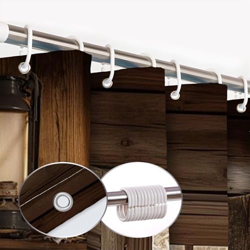 Western Rustic Barn Shower Curtain Set 70x70 Inch