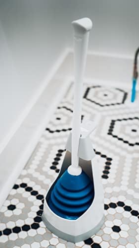 Unger EZ Plunger with No-Drip Caddy - Discreet Bathroom Tool