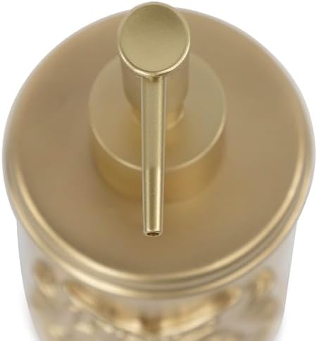 Harry Potter Bath Soap Dispenser Set - 2 Piece Gold Hogwarts Crest