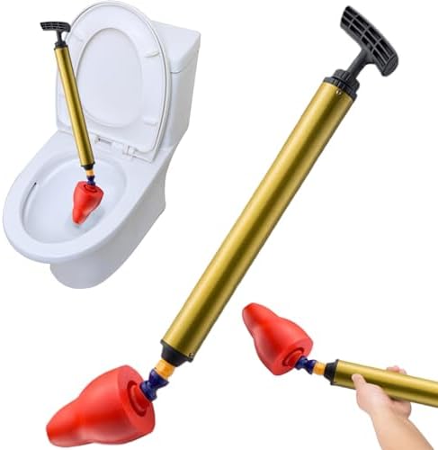 BEAHING High Pressure Toilet Plunger with 180 Rotating Head
