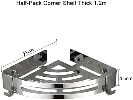 BAHELS Corner Shower Caddy with Wall Hooks 1