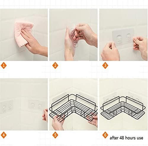 BAHELS Corner Shower Caddy White 1pc