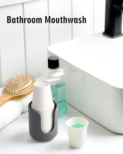 Viosuniu 3 oz Ceramic Cup Dispenser with 5 PLA Paper Cups