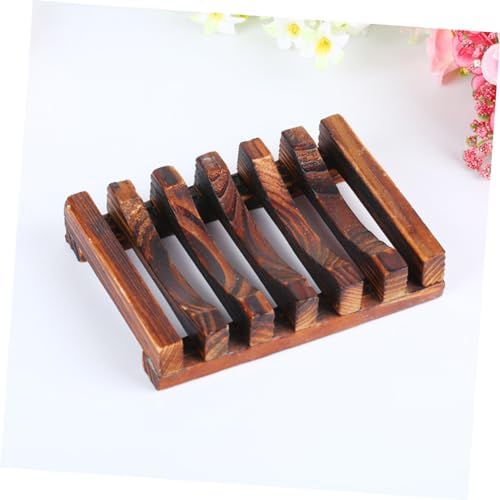 Hoement Carbonized Soap Dish - Stylish Holder for Kitchen and Bathroom