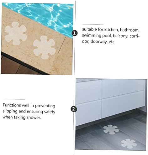 Fondotin 1Set Non Slip Bathtub Floor Stickers with Scraper