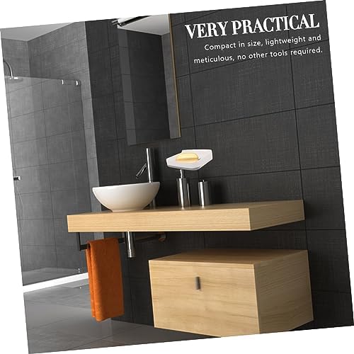 LABRIMP Absorbent Soap Dish No Drilling Wall Mount