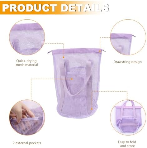 Portable Mesh Shower Caddy for Dorm Room Essentials