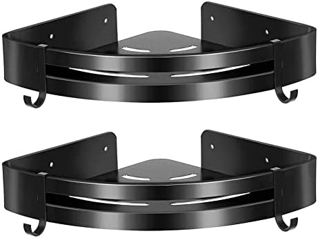BAHELS Corner Shower Caddy with Drainage Holes 1