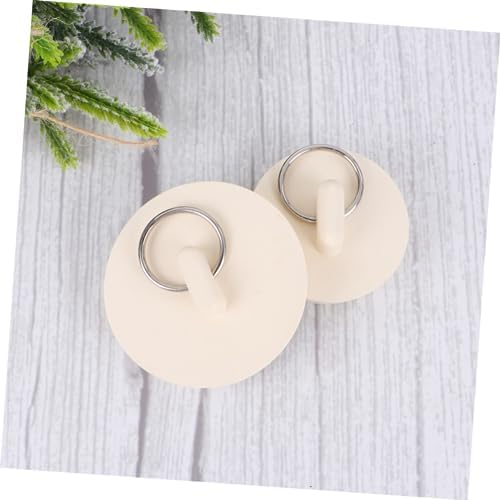 DRESSOOS Ergonomic Drain Plugs Set of 4 with Hanging Ring 1