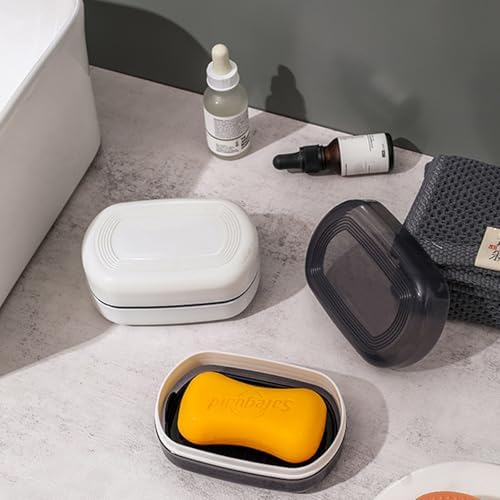 AMUONTY Travel Soap Case with Drainage Layer