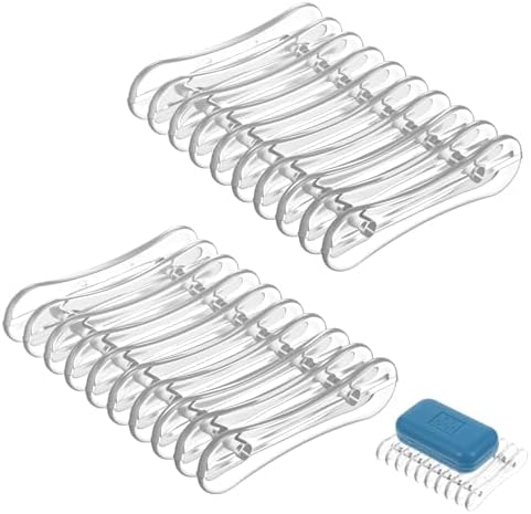 Quilax 2Pcs Bar Soap Holder for Shower and Kitchen