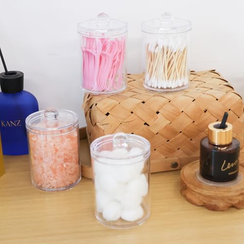3 Pack Aynoo Cotton Swab Ball Holder with Labels