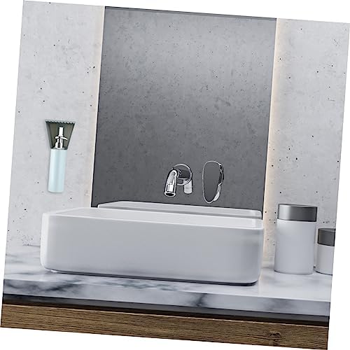 PAMINGONO 2pcs Wall Mounted Shampoo Hook Organizer Rack For Bathroom