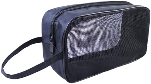 Csafyrt Mesh Shower Bag with Zipper and Strap