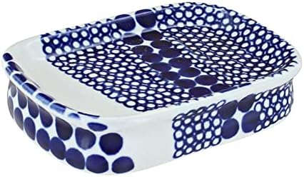 Blue Rose Polish Pottery Zara Soap Dish