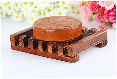 Hoement Carbonized Soap Dish - Stylish Holder for Kitchen and Bathroom