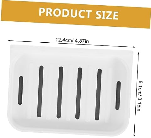 LABRIMP Absorbent Soap Dish No Drilling Wall Mount