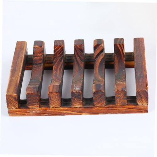 Hoement Carbonized Soap Dish - Stylish Holder for Kitchen and Bathroom