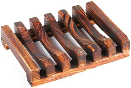 Hoement Carbonized Soap Dish - Stylish Holder for Kitchen and Bathroom