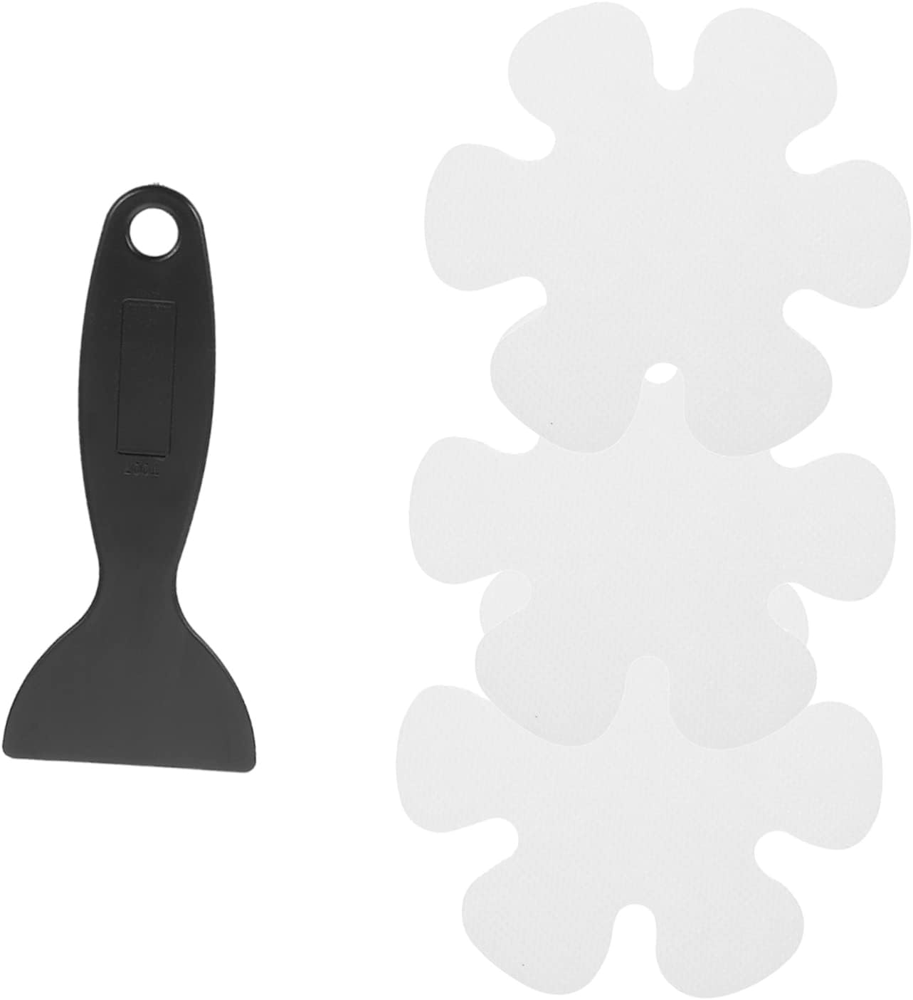 Fondotin 1Set Non Slip Bathtub Floor Stickers with Scraper