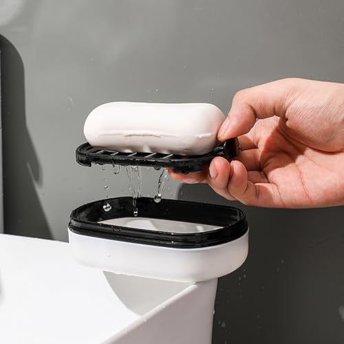 AMUONTY Travel Soap Case with Drainage Layer